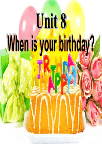 《When is your birthday》PPT课件