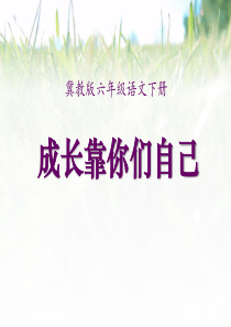 《成长靠你们自己》PPT课件77