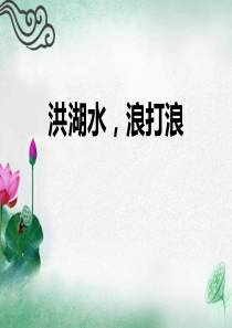 《洪湖水，浪打浪》PPT课件88