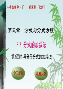 5.3分式的加减法(第3课时)