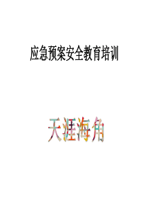 应急预案安全教育（PPT45页)