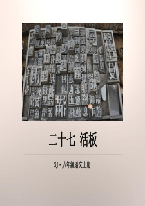 《活板》PPT课件