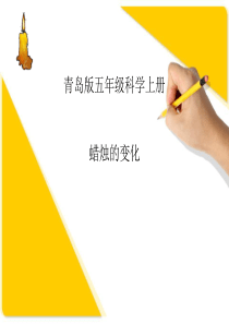《蜡烛的变化》PPT课件