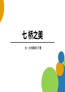 《桥之美》PPT