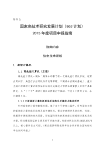 863项目指南