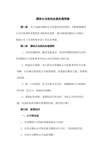 房地产论坛应急预案