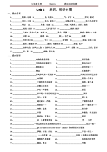 人教版英语九年级-Unit-6---单词+短语自测(含答案)