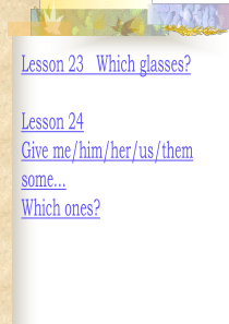 新概念英语第一册23-24课课件39368