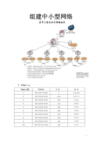 Cisco组建中小型企业网络实例