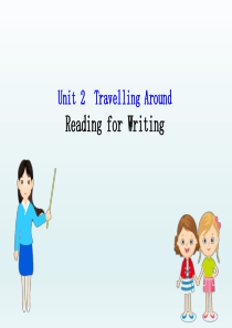 (新教材)【人教版】20版英语新素养导学必修一Unit-2-Reading-for-Writing(