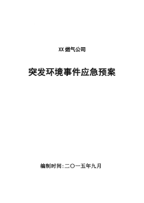 燃气公司应急预案（DOC122页）