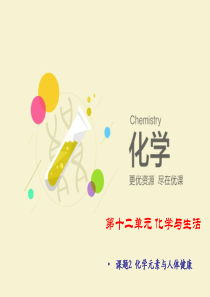 化学元素与人体健康课件-人教版化学初三下第十二单元12.2