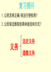 内蒙古鄂尔多斯康巴什新区第一中学人教部编版八年级道德与法治下册课件：41公民基本义务(共14张PPT