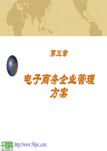 电子商务企业管理方案PPT模板
