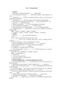 2015高考英语一轮 必修四 Unit 2复习题及答案解析