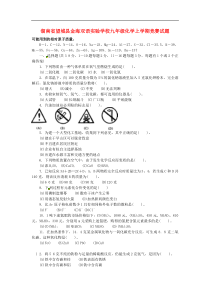湖南省望城县金海双语实验学校九年级化学上学期竞赛试题（4） 新人教版
