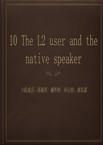 二语学习与教学chapter10ppt