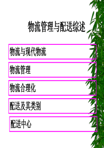 物流管理与配送综述