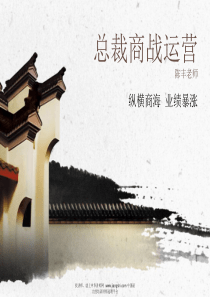 陈丰-总裁商战运营
