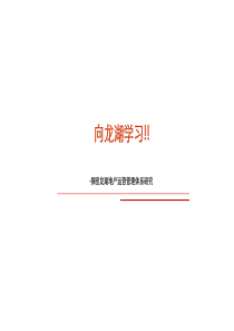 龙湖的运营之道