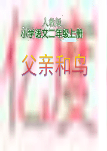 29《父亲和鸟》PPT课件