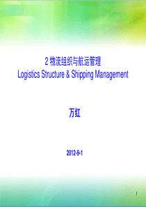 物流组织与航运管理