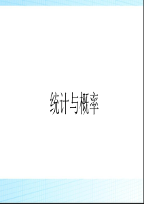 人教版六年级数学下册-总复习统计与概率