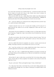 20 Ways to Raise Your Grade-学习高分20招