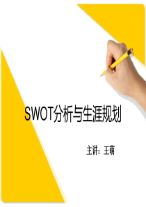 营销SWOT分析与职业生涯规划指导