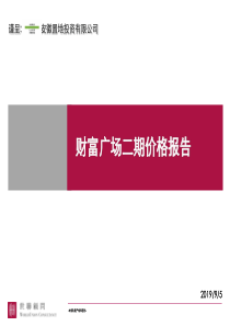 世联-合肥财富广场商业项目二期价格报告-50页