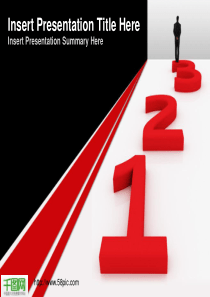 商务数字PPT模板