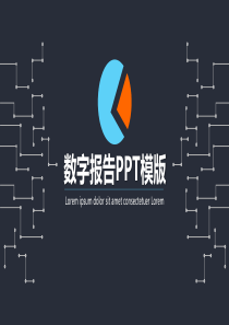 2021年数字报告PPT模版