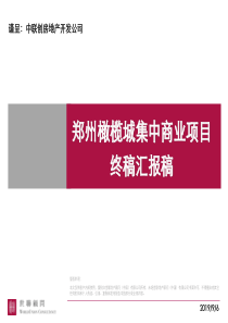 世联_郑州橄榄城集中商业项目终稿汇报稿_99PPT