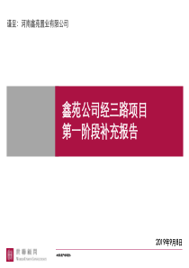 世联-郑州鑫苑公司经三路项目第一阶段-报告49页