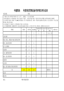中建项目达标检查表(最新)
