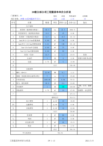 铝合金门窗清单报价