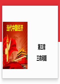 当代中国经济之三农问题