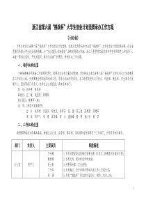 省“挑战杯”竞赛承办方案(080305)