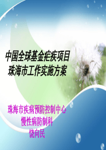 全球疟疾基金项目珠海市工作实施方案