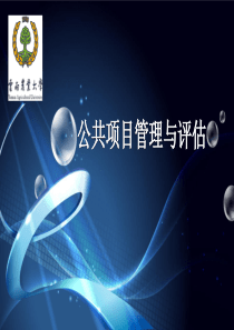 公共项目管理与评估(XXXX06学生版)