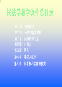 民法学完整版