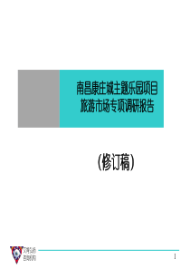 南昌项目调研报告汇报后修订稿