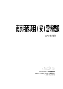同策南京河西项目(安)营销提报190P