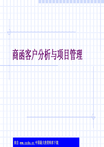 商函客户分析与项目管理(ppt 93)