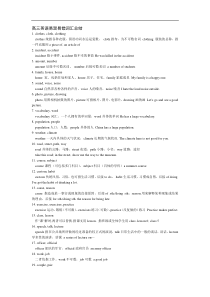 高三英语易混易错词汇总结