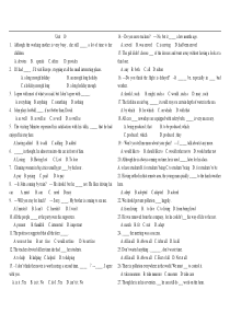 高一英语上册unit10练习题