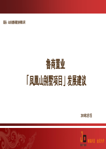 山东烟台鲁商置业凤凰山别墅项目发展建议_52P_XXXX年