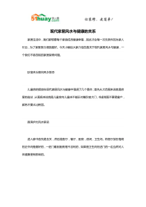 现代家居风水与健康的关系