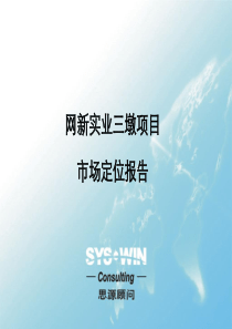 思源-杭州网新实业三墩项目市场定位报告-183PPT