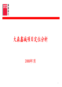 戴德梁行_贵州遵义_大森鑫城项目定位分析_95页
